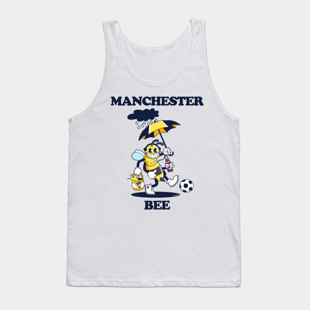 Manchester Bee (1930s rubberhose cartoon character style) Tank Top by jimmy-digital